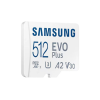 Карта памяти Samsung 512 GB microSDXC Class 10 UHS-I U3 V30 A2 EVO Plus+SD Adapte (MB-MC512SA/EU)