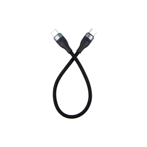 Дата кабель USB-C to USB-C 0.25m black Dengos (NTK-TC-TC-SHRT-BLACK)