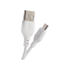 Дата кабель USB 2.0 AM to Micro 5P 1.0m 2.1A white XO (XO-NB-103-MC-1-WH)