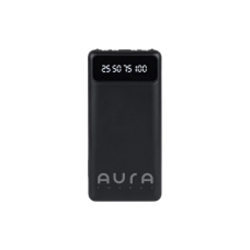 Батарея універсальна AURA NRG10 10000 mAh Black (PBANRG10B)