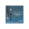 Дата кабель USB-C to USB-C primelinkc40-2m.black Promate (primelinkc40-2m.black)