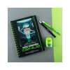 Блокнот Kite на спіралі A5 Rick and Morty , 80 аркушів, клітинка (RM24-190)