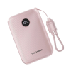 Батарея універсальна Vention 10000mAh, 22.5W, PD, QC, Pink (FKAP0-C)