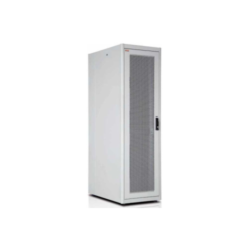 Шафа напольна Lande DYNAmic Basic Series 42U 600x1000, двері перф. 63%, RAL7035, Light Grey (LN-DS42U6010-LG)