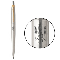 Ручка кулькова Parker JOTTER 17 UKRAINE SS GT BP Тризуб із колосків (16032_T059b)