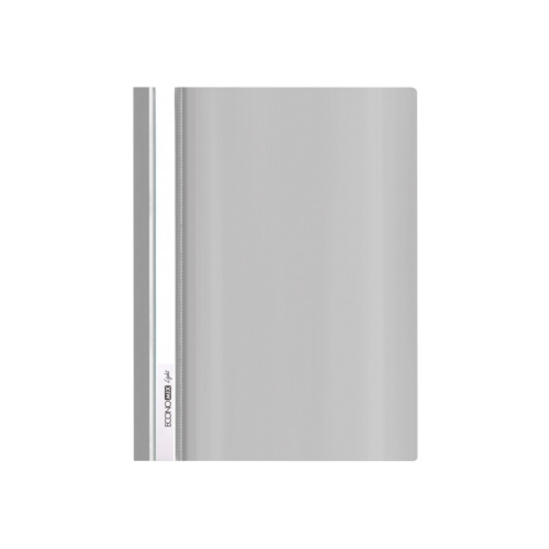 Папка-швидкозшивач Economix А4 Light без перфорації, сіра (E38503-10)
