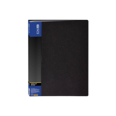 Папка с файлами Economix А4 с 40 файлами, черная (E30604-01)