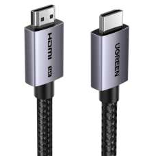 Кабель мультимедійний HDMI M to HDMI M 2.0m V2.2 16K60Hz 96Gbps braided black Ugreen (65900)