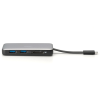 Порт-репликатор Digitus USB-C > HDMI/2xUSB-A/USB-C/SD/MicroSD/RJ54 (DA-70914)