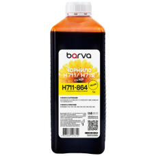 Чернила Barva HP 711/712 1L Y, water-soluble (H711-864)