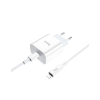 Зарядний пристрій HOCO C76A Plus Speed Source USB-C PD20W + cable USB-C to Lightning White (6931474746924)