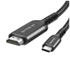 Кабель мультимедийный USB-C to HDMI M 2.0m 4K60Hz black ColorWay (CW-CBCHD077-BK)