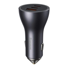 Зарядний пристрій Baseus 1xUSB + 2xUSB-C 65W Golden Contactor Pro dark gray (CGJP010013)