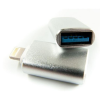 Перехідник OTG USB 2.0 AF to Lightning grey Dengos (ADP-016)