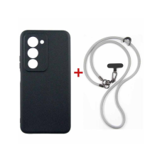 Чохол до мобільного телефона Dengos Case + Cross-body Strap Xiaomi Redmi 15 Black+Grey (DG-KM-CCRB-43)