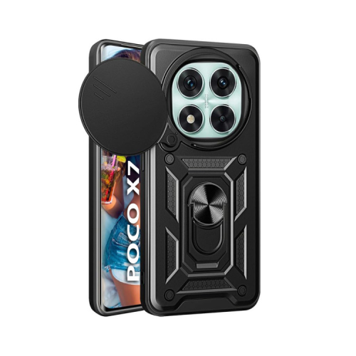 Чохол до мобільного телефона BeCover Military Poco X7 Black (712873)