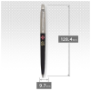 Ручка кулькова Parker JOTTER 17 Originals ARMY Black CT BP Емблема ЗСУ + Тризуб ЗСУ золот. (15632_W1015u)
