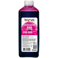 Чернила Barva Epson T69, 1 л, Pigm, Magenta (E69-946)