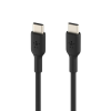 Дата кабель USB-C to USB-C 2.0m PVC black Belkin (CAB003BT2MBK)