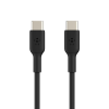 Дата кабель USB-C to USB-C 2.0m PVC black Belkin (CAB003BT2MBK)