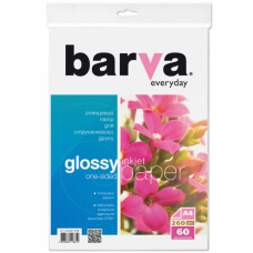 Фотопапір Barva A4 Everyday Glossy 260г 60с (IP-CE260-298)