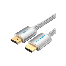 Кабель мультимедійний HDMI to HDMI 15.0m V2.0 4K Silver Metal Type VENTION (AABIN)