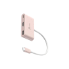 Концентратор J5create USB-C 3-in-1 1xHDMI + 1xUSB 3.2 + 1xUSB-C PD100W pink (JCA379ER-N)