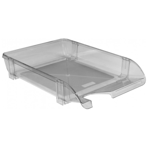 Лоток для паперів Economix горизонтальний пластик, димчастий (E31801-17)