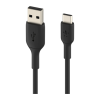 Дата кабель USB 2.0 AM to USB-C 1.0m PVC black Belkin (CAB001BT1MBK)