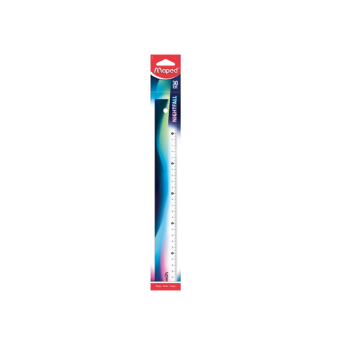 Линейка Maped NIGHTFALL TEENS, 30см (MP.245011)