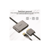 Дата кабель USB-C to HDMI/VGA mediahub-c2.grey Promate (mediahub-c2.grey)