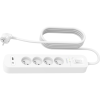 Мережевий фільтр живлення Belkin 4хТипE, 16А, USB-A/USB-C 18Вт, 2м (SRB001CA2M)