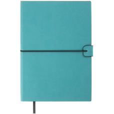 Книга записна Buromax TRAVEL, А5, 96 аркушів, клітинка, бірюзовий (BM.295121-06)
