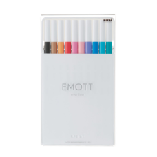Лайнер UNI набір Emott Soft Pastel Color 0.4 мм 10 кольорів (PEM-SY/10C.02SPC)