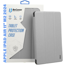 Чохол до планшета BeCover Tri Fold Soft TPU Silicone Apple iPad Air 11" M2/M3 (2024/2025) Gray (711408)