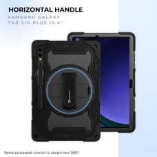 Чохол до планшета BeCover Horizontal handle Samsung Galaxy Tab S10 Plus (SM-X820/SM-X826) 12.4" Black (716002)