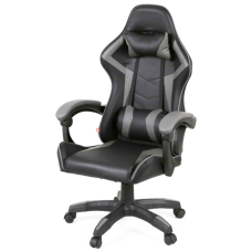 Кресло игровое Аклас Бешкет ANF подростковый Черный (PU-черный/серый) (00160338)