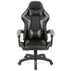 Кресло игровое Аклас Бешкет ANF подростковый Черный (PU-черный/серый) (00160338)
