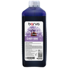 Чернила Barva Canon CLI-481 1L PB, water-soluble (C481-986)