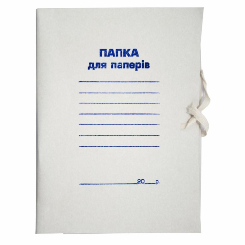 Папка на завязках Buromax А4, carton 0,3мм (glued flap) (BM.3359)