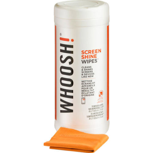Серветки Whoosh! Screen Shine 70 WIPES + 1microfiber 14х14cm (1FGWP70ENFR/1FG70WPENFR)