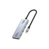 Концентратор Gembird USB-C 4-in-1 4xUSB-C 3.2 silver (UHB-CM-U310-C4-01)