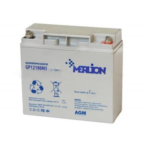 Батарея до ДБЖ Merlion 12V-18Ah (GP1218M5)