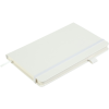 Книга записна Buromax Etalon 125x195 мм 96 аркушів в точку обкладинка зі штучної шкіри Біла (BM.291360-12)