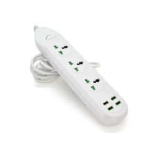Сетевой фильтр питания Voltronic TВ-Т16, 4роз, 3*USB White (ТВ-Т16-White)