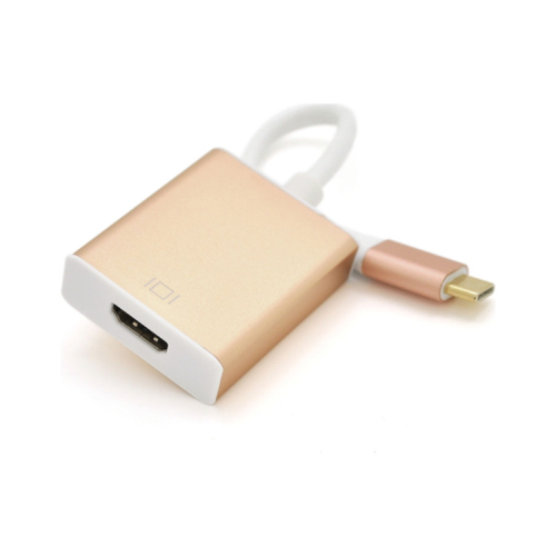 Переходник USB-C to HDMI F 0.1m 4K gold Voltronic (YT-C-Type-C(M)/HDMI(F))