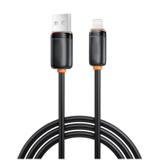 Дата кабель USB 2.0 AM to Lightning 1.0m 3A black XO (XO-CB-300UL-BK)