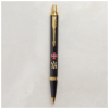 Ручка кулькова Parker IM 17 ARMY Black GT BP Емблема ЗСУ + Тризуб ЗСУ золото (22032_W1015u)
