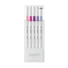 Лайнер UNI набір Emott Floral Color 0.4 мм 5 кольорів (PEM-SY/5C.07FC)