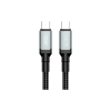 Дата кабель USB-C to USB-C NBQ264B-CC black XO (NB-Q264B-CC.black)